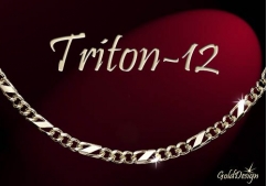 Triton 12 - řetízek zlacený